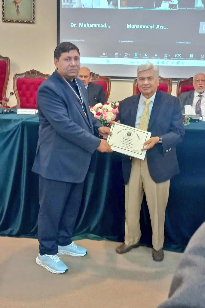 University of Swabi Celebrates Dr. Abdur Rauf's Prestigious Achievement