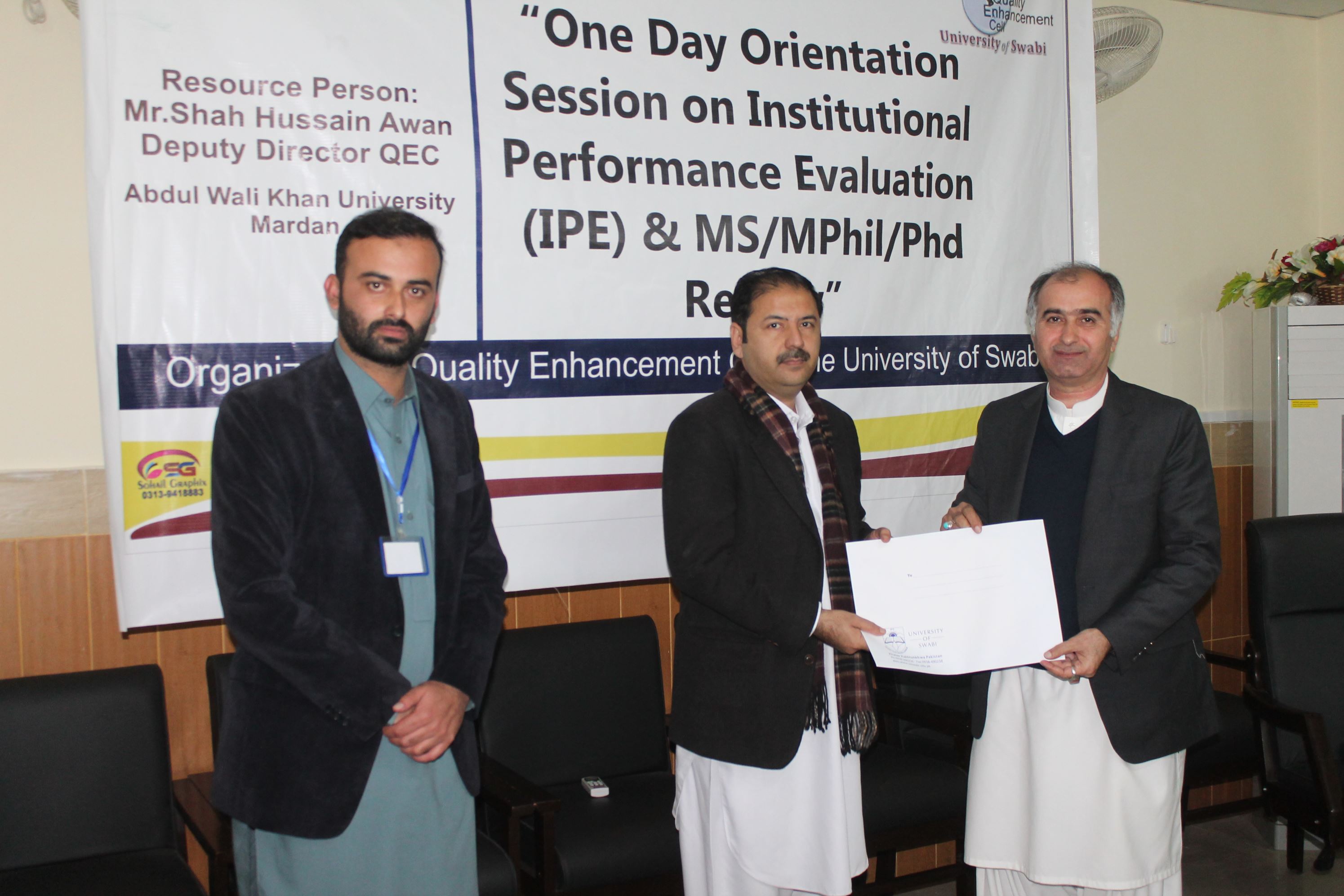 One day orientation session on IPE and MS/M Phil/PhD Review