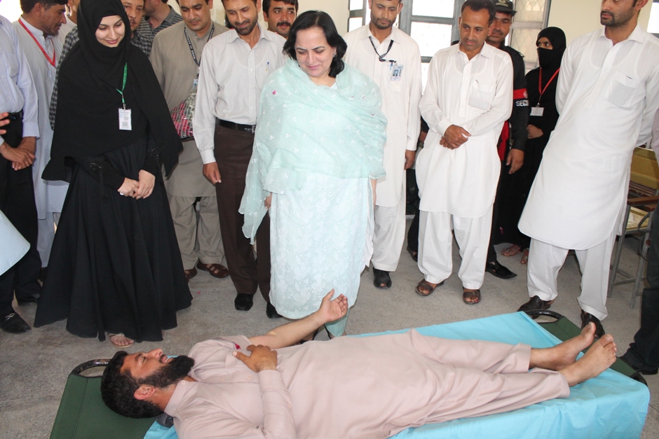 Blood Donation Camp at the University of Swabi