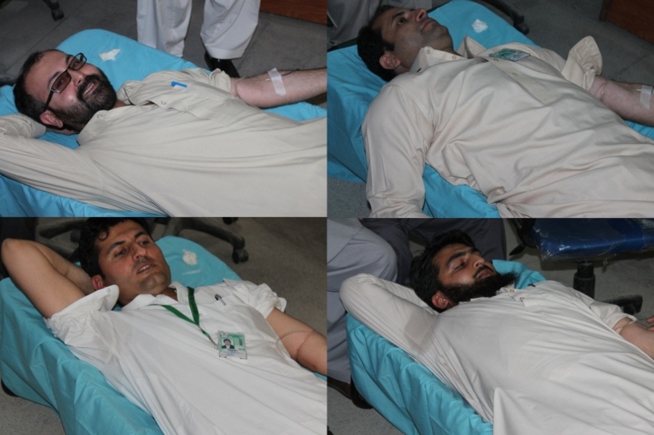 Blood Donation Camp at the University of Swabi