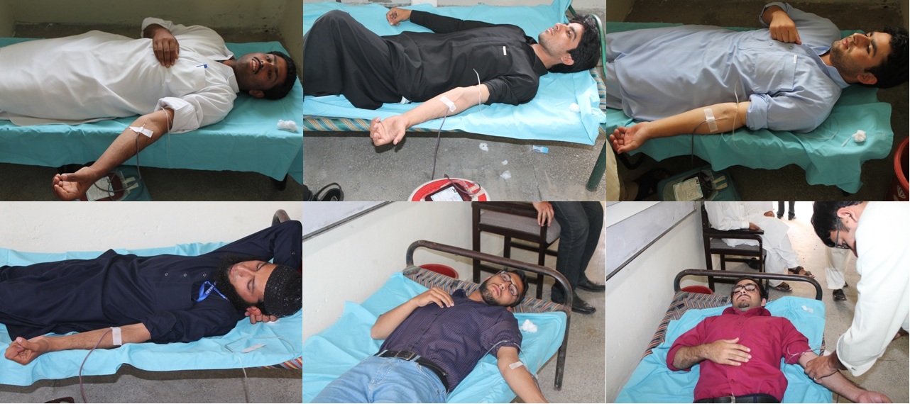 Blood Donation Camp at the University of Swabi