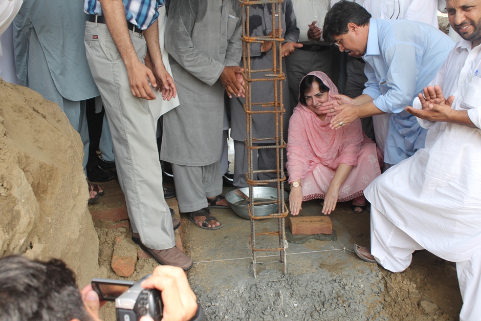 First Brick Laying Ceremony of New Campus, University of Swabi