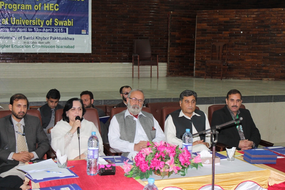Opening Ceremony of five-day Indigenous on Campus Training Workshop under Modern University Governance Program of HEC Held at University of Swabi